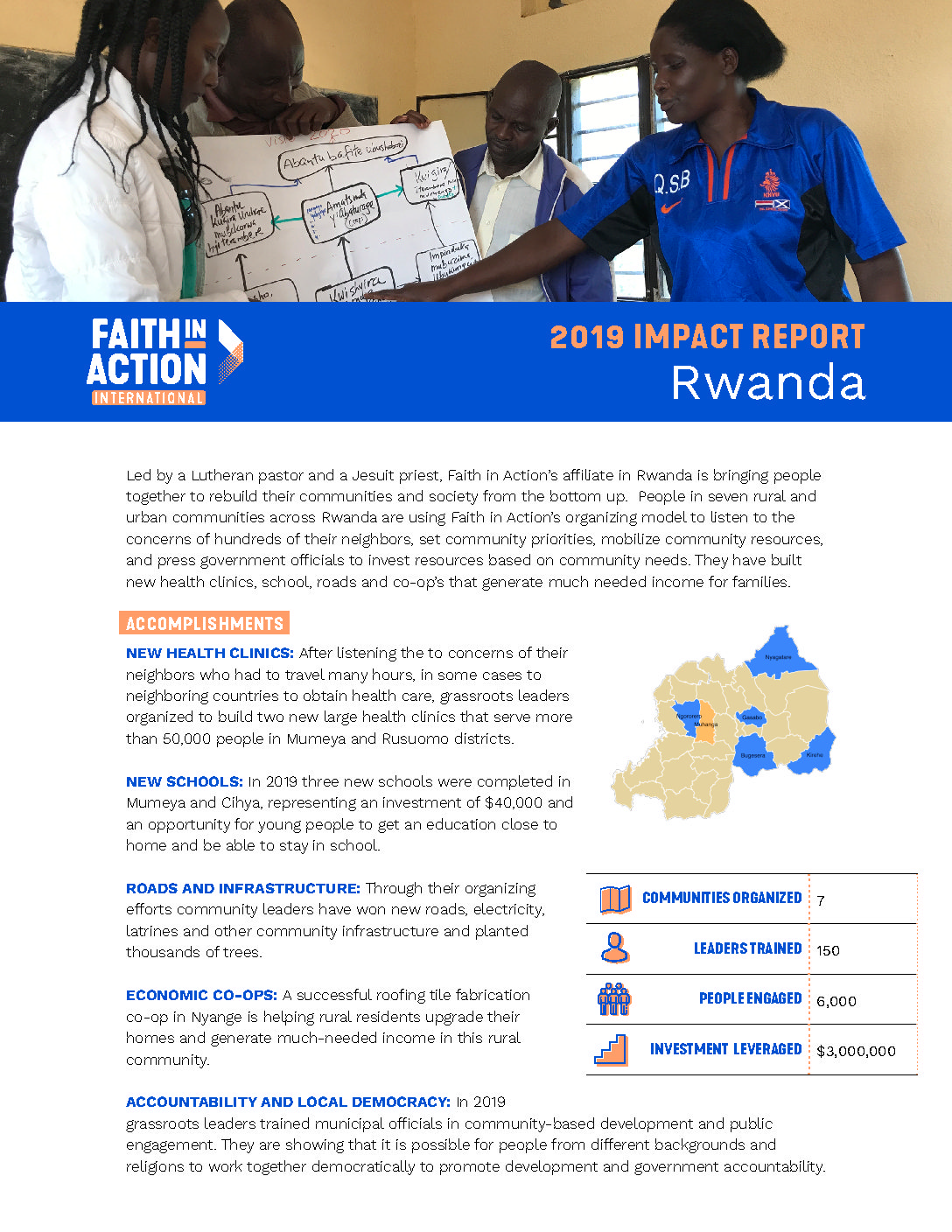 Look At The Impact Faith In Action Organizing Is Making In Rwanda